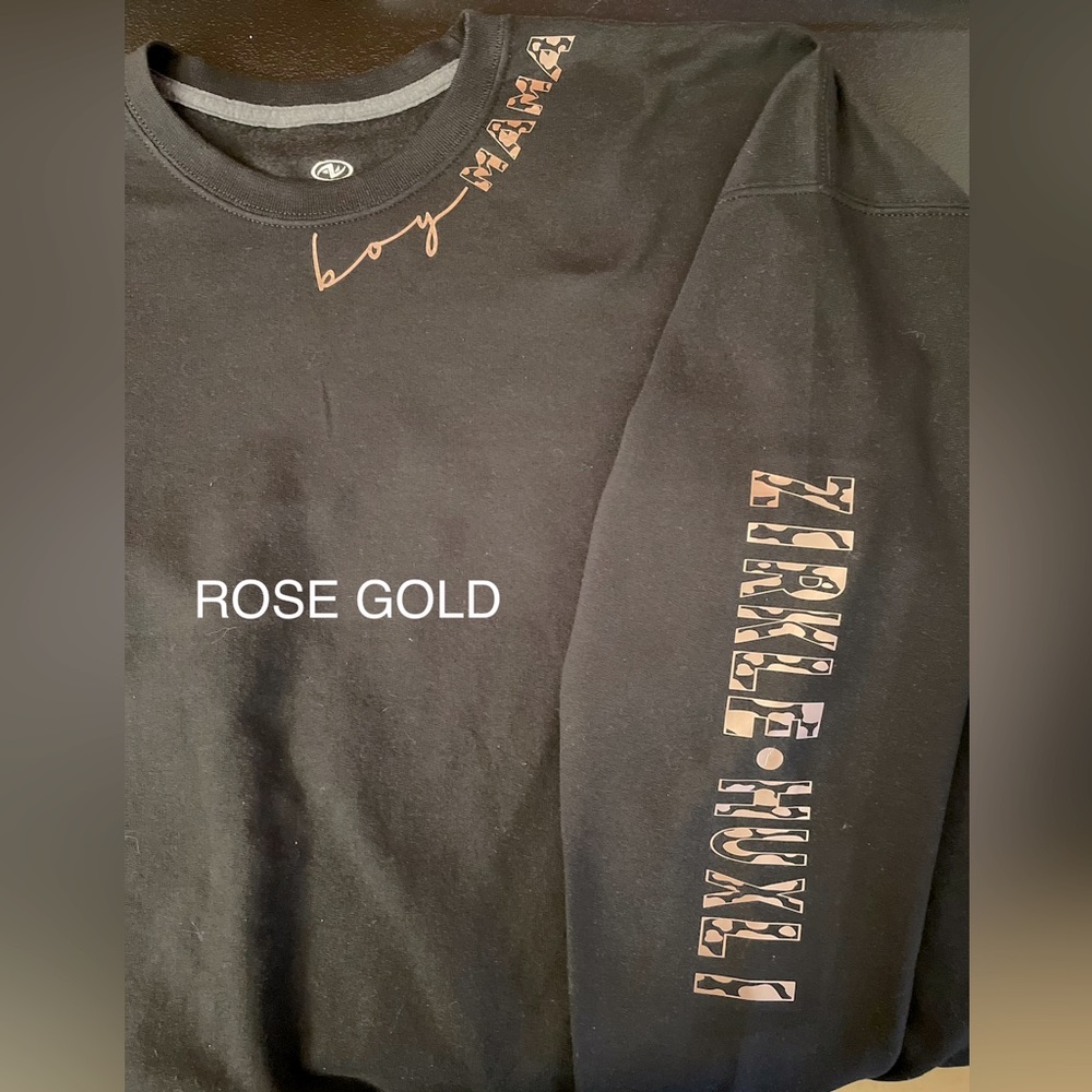 Black MAMA Customizable Sweatshirts